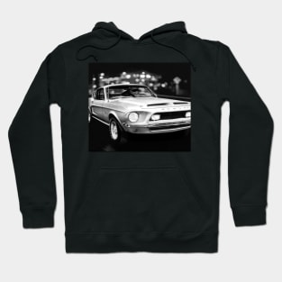 1968 Shelby Mustang Street Scene Hoodie